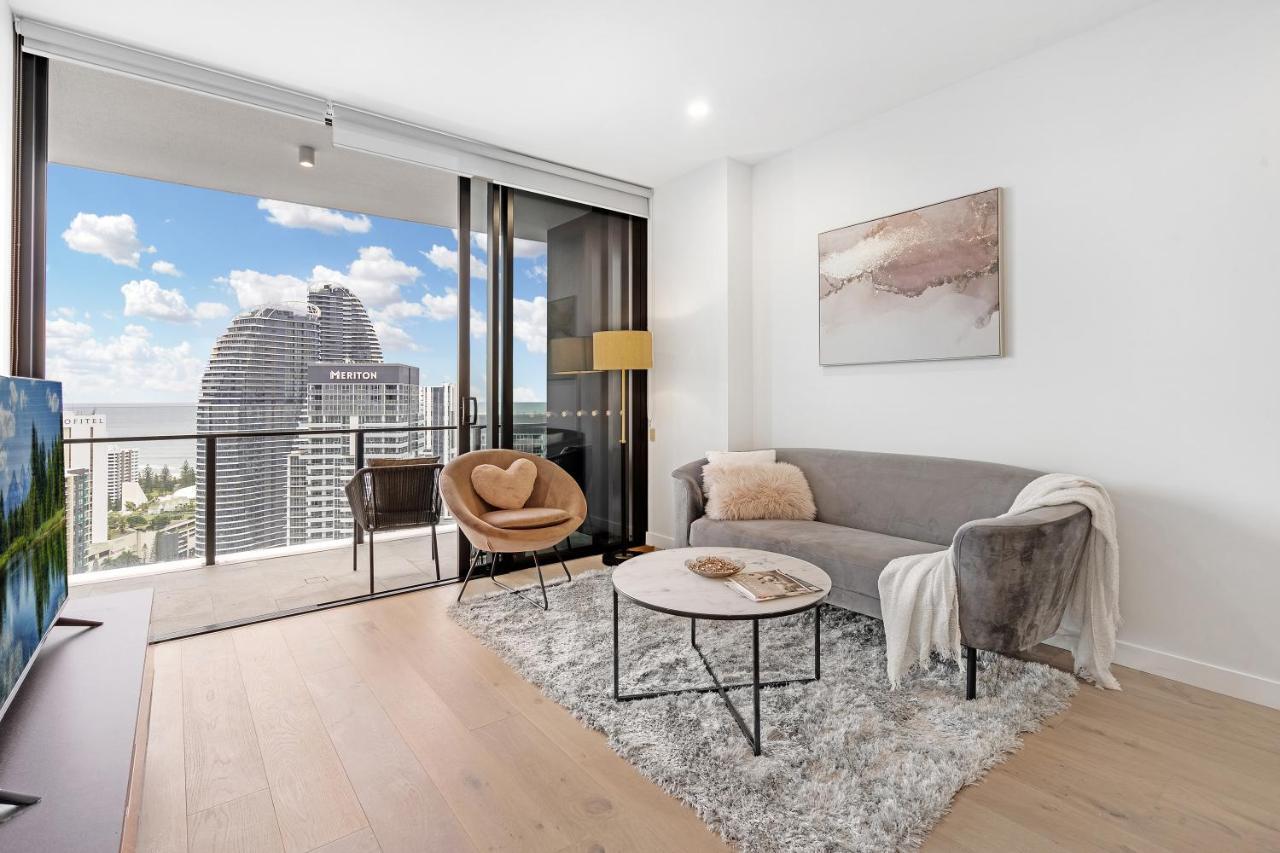 Lamour Ocean View I In Casino Broadbeach - Free Parking-195cm Apartment *